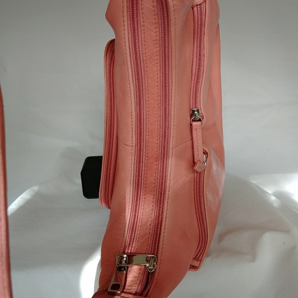 Preston & York lamb leather pink hand bag - Picture 5 of 8